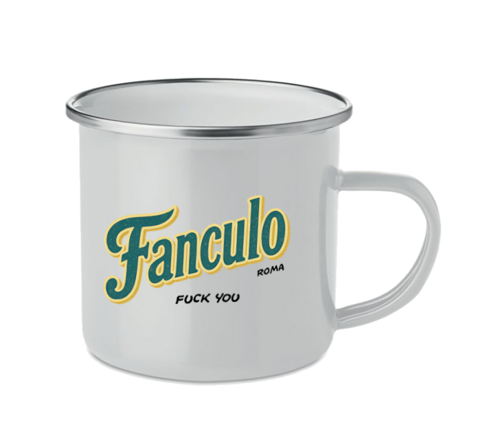 Tazza Metallo Fanculo