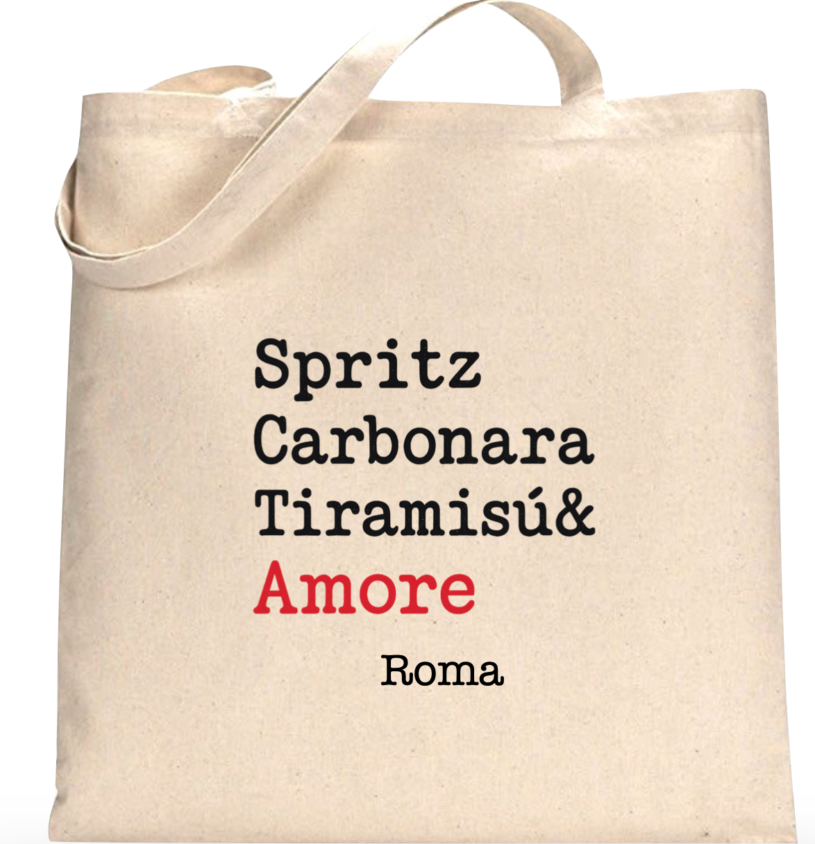 Borsa Spritz Carbonara Tiramisù e Amore