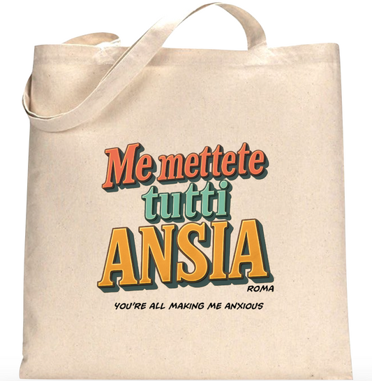 Borsa Me Mettete Tutti Ansia