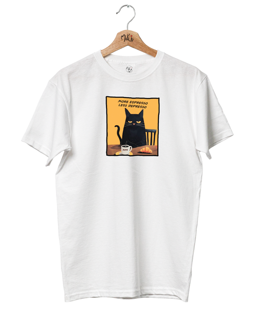 T-shirt More Espresso Less Depresso